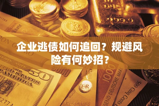 武汉企业逃债如何追回？规避风险有何妙招？