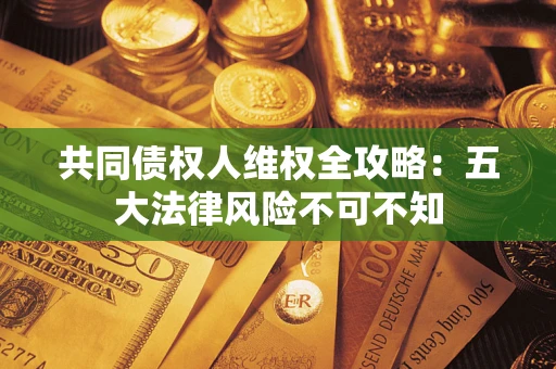 武汉共同债权人维权全攻略：五大法律风险不可不知