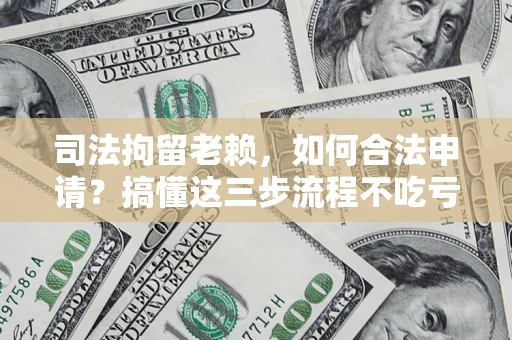 武汉司法拘留老赖，如何合法申请？搞懂这三步流程不吃亏！