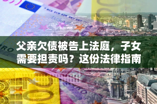 武汉父亲欠债被告上法庭，子女需要担责吗？这份法律指南必须看完