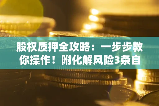 武汉股权质押全攻略：一步步教你操作！附化解风险3条自救法则
